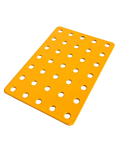 MechX Base Metal Perforated Plate With 7x5 Holes for Robotics and DIY Building