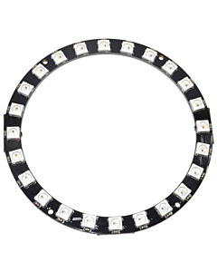 24-Bit WS2812B RGB LED Ring - 86mm Addressable Circular Board