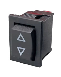 ProMax KCD1 SPDT Momentary Rocker Switch - 3-Pin (ON)-OFF-(ON) Spring Return