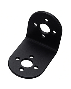 L-Shaped Servo Mounting Bracket - 90 Degree Metal Joint for Robotic Arms & Pan-Tilt