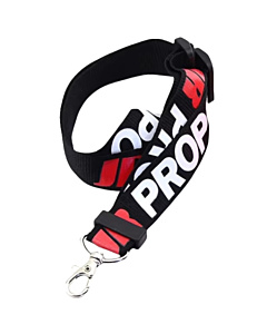 JR PROPO RC Transmitter Neck Strap - 150cm Extra Long, 2.5cm Wide Black Lanyard with Metal Clip