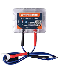 BM6 6V-20V Smart Battery Monitor Wireless Bluetooth 4.2 Mobile App IP67