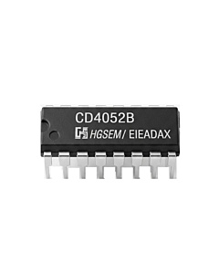 CD4052 Differential 4-channel Multiplexer/Demultiplexer IC DIP-16 Package