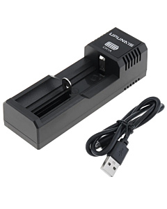 18650 1 Channel Port Li-Ion Battery Charger USB Type C CH1A Lithium