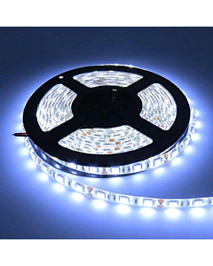 Cold White 24V Flexible LED Strip 5M 5050 SMD 60 LEDs Per Meter