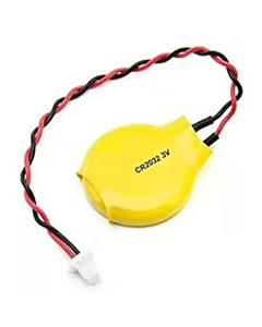 CR2032 3V CMOS Battery with 2-Pin Wire Connector (BIOS Backup Battery)