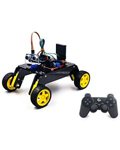 Crossbot RC 4 Wheel Drive Robot Car Chassis Wireless PS2 Kit Unassembled DIY