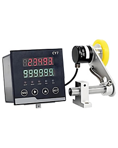 CY7 High-Resolution Digital Counting Meter Kit - 2000 PPR ABZ Encoder & 200mm Wheel