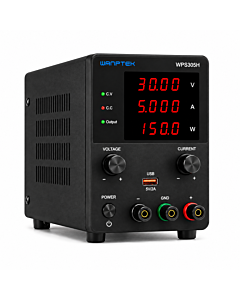 Wanptek WPS305H 30V 5A DC Adjustable Benchtop Power Supply with LED Display, 220V EU Plug