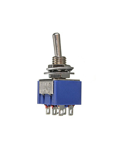 ProMax Toggle Switch 2 Position MTS-202 DPDT, ON-ON, 6Pin