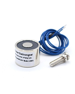 24V Electromagnet with 2.5 kg Lifiting Force 25N Electric Magnet