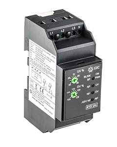 GIC MAC04D0100 SM500 - 3Ph, 4W Neutral Loss Protection 3 Phase Voltage Sequence Monitoring Relay Series
