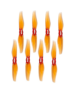Gemfan Hurricane 3018 2-Blade 3-Inch Propellers (1.5mm Hole) - Orange 4CW + 4CCW