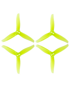 Gemfan Hurricane 3016 3-Blade 3-Inch Propellers (1.5mm Hole) - Yellow 2CW + 2CCW