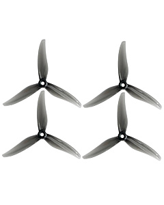 Gemfan Hurricane 51466 V2 3-Blade 5-Inch Propellers - Grey (2CW + 2CCW)