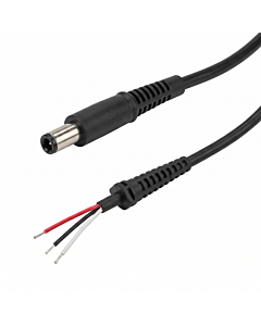 3-Pin Dell Laptop AC Power Adapter Cable 3-Core PVC Copper Gauze 1.0m