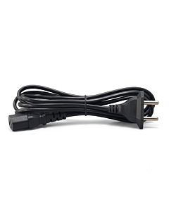 2 Pin Desktop Power Supply Cord 1.5m Heavy Copper Gauge 14/38 PVC 2 Core