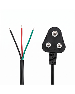3 Pin AC Laptop Power Cord Cable for Power Adapters 1.5m 