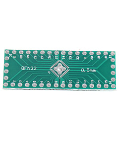 QFN32 QFN40 to DIP Adapter PCB - 0.5mm Double-Sided Converter