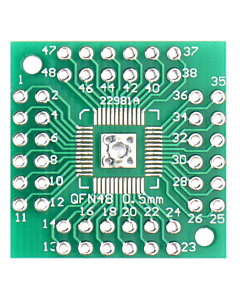 QFN48 QFN44 to DIP Adapter Board - 0.5mm Double-Sided Converter