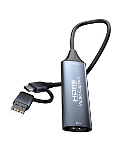 HDMI Audio Video Capture Card 2 in 1 USB 3.0 & Type C
