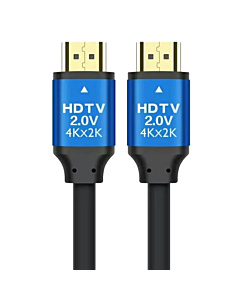 HDMI To HDMI Ultra HD 2.0V 4K*2K High-Speed Cable Black 1.5 M