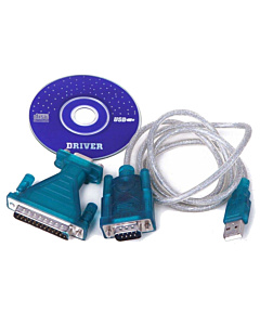 HL-340 USB to Serial COM RS232 DB9 DB25 Converter Adapter Cable