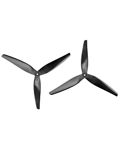 HQProp 10X4.5X3 10-Inch Tri-Blade Propellers - CW+CCW Pair for Heavy-Lift FPV