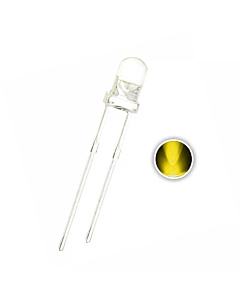 Yellow  LED 3mm  Clear