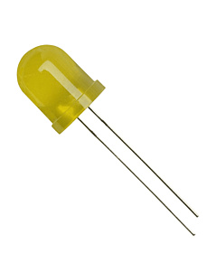 Yellow LED 10mm Diffused