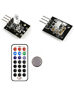 IR Infrared Transmitter and Receiver Module with Remote Control for Arduino and Electronics Projects