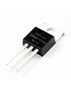 IRF1407 MOSFET  N-Channel HEXFET Power MOSFET TO-220 Package - 75V 130A