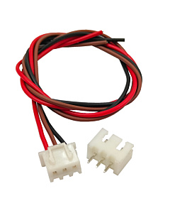 3-pin JST XH Polarised Connector Male & Female with Wire