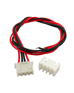 4-pin JST XH Polarised Connector Male & Female with Wire