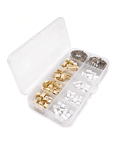 200PCS ZH1.5mm JST Connector Terminal Kit - 2-5 Pin Male Female Housings with Crimp Pins