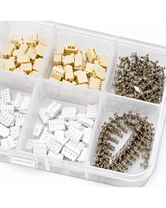  JST SH1.0mm Assorted Connector Kit  2-5 Pin Male Female Housings 200PCS  with Crimp Pins