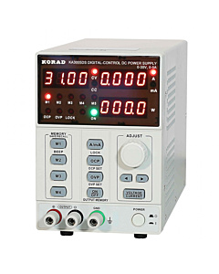 Korad KA3005DS Precision Programmable DC Power Supply - 30V 5A Digital Regulator