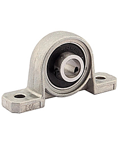 KP08 8mm Bore Pillow Block Bearing - Self-Aligning Zinc Alloy Mount