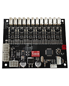 LockIT 12-Channel 12V-24V DC Electronic Lock Controller Board - RS485 Multi-Channel Communication
