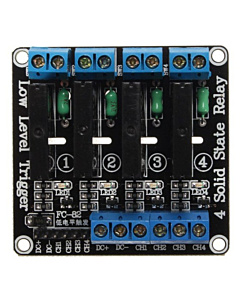 5V 4-Channel G3MB-202P Solid State Relay Module Low-Level Trigger SSR