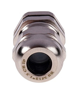 M-12 Metal Cable Gland Nickel Plated Brass 