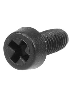 M2 x 5mm Black Plastic Nylon Pan Head Phillips Screw