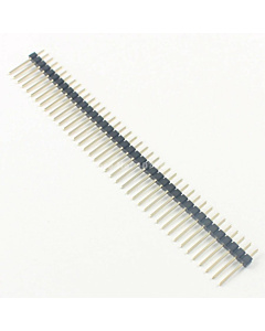 40 x 1 Male Header Pins - Long Pitch 2.54mm Length 20mm