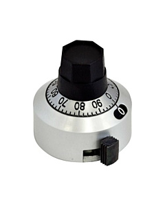 3590S Helipot Knob Precision Multi-Turn Potentiometer Counting Dial Rotary