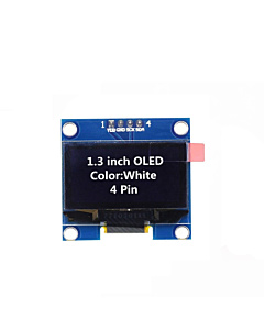 1.3 Inch OLED Display White 128x64 for Arduino Raspberry Pi I2C