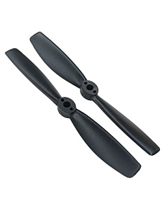 5045 Flat Head (Bullnose) Forward & Reverse Propellers - Black (CW+CCW Pair)