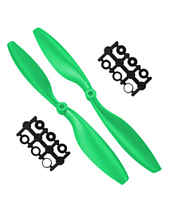 1045 Propellers Green- 10x4.5 Inch CW+CCW for 450-size Drones 