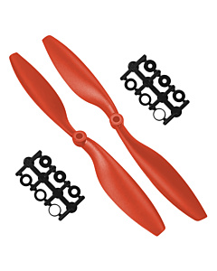 1045 Propellers Red - 10x4.5 Inch CW+CCW for 450-size Drones 