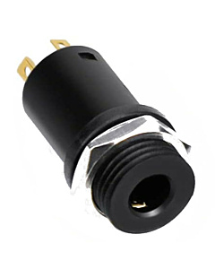 3.5mm Mini Stereo Female Jack 4 Pin Socket with Nut Panel Mount
