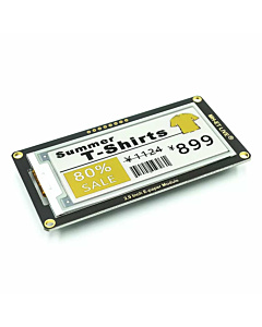 2.9inch Yellow E-Paper E-Ink Display SPI Module 